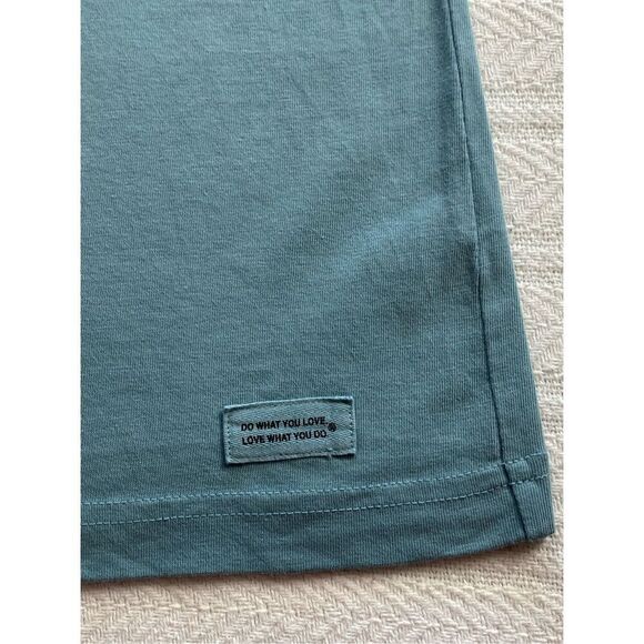 LIFE IS GOOD MEN’S LARGE “HOME ON THE RANGE” Print Logo Solid T-Shirt - Picture 4 of 8